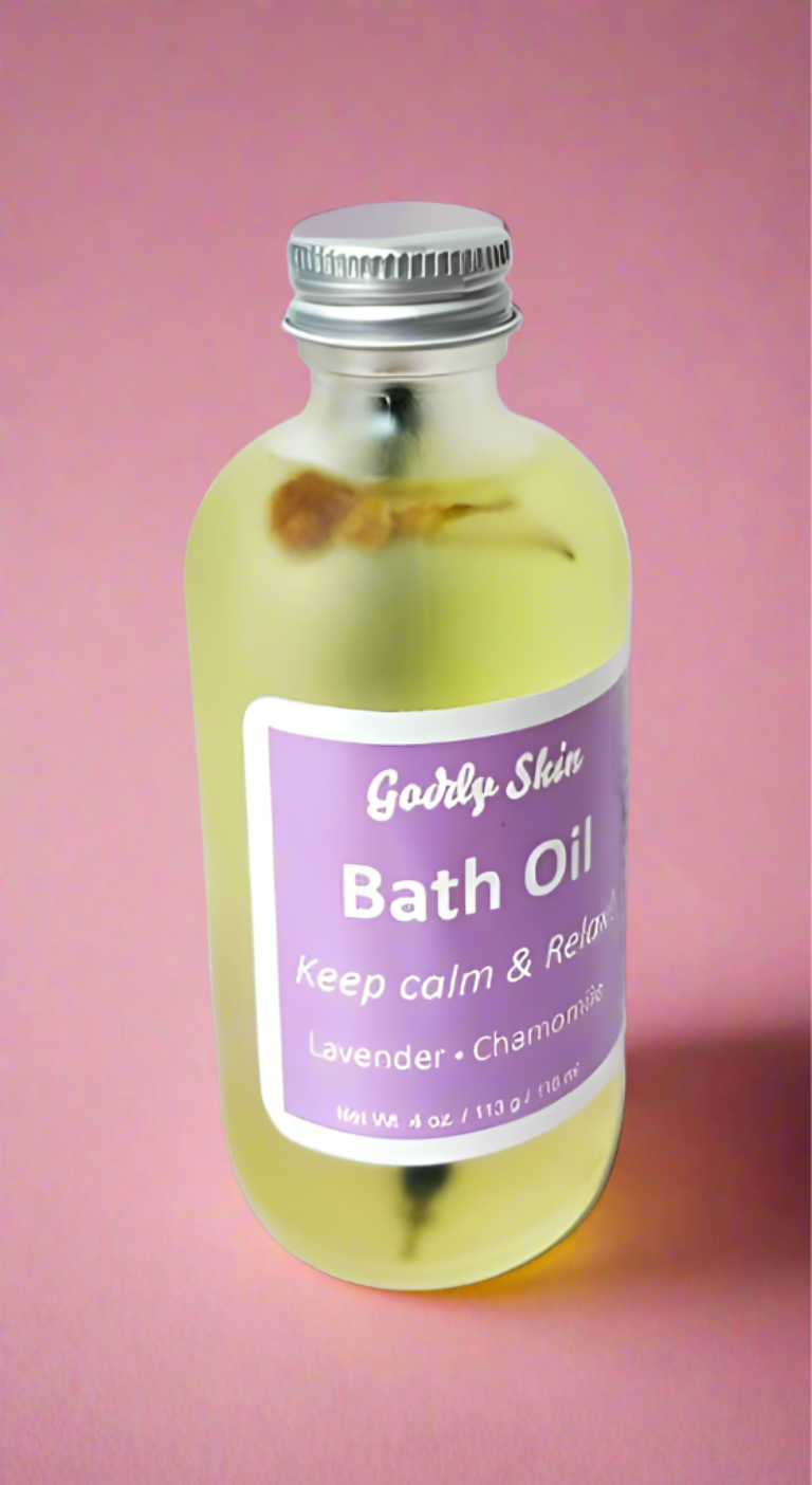 Lavender and Chamomile Bath Oil